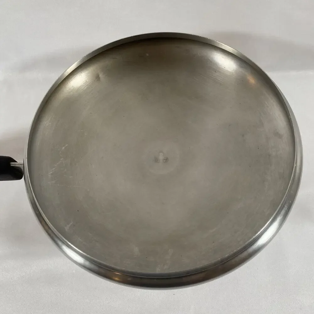 Revere Ware 2 Qt Copper Bottom SaucePan Pot & Lid Stainless Steel Pre 1968 READ
